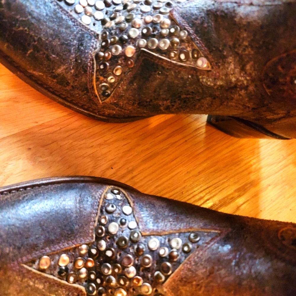 Frye Deborah Cowgirl Star studded ankle boots - Picture 5 of 12